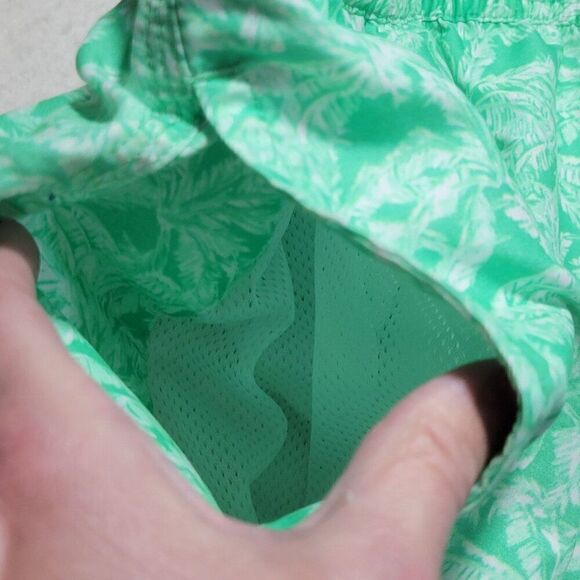 Vineyard Vines Chappy Swim Trunks Mens Size XXL 2XL Mesh Brief Palm Tropical GUC - Picture 8 of 15